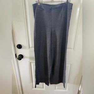 J. Jill Wide Leg Pants in Charcoal Tweed Gray